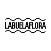 labuelaflora logo BW
